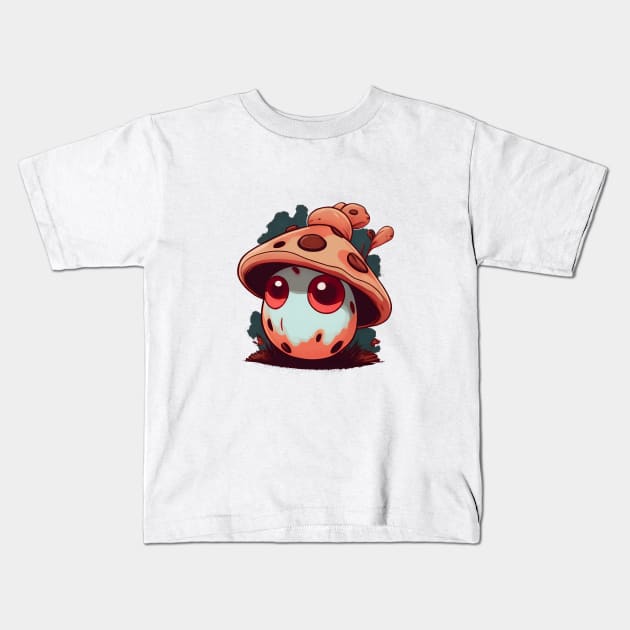 The Little Mushroom Adventure Kids T-Shirt by RI-LYTA